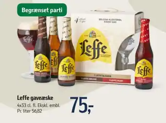 Føtex Leffe gaveæske tilbud