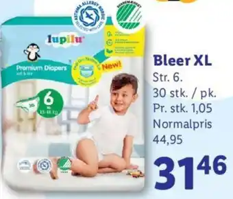 Lidl Bleer XL Str. 6. tilbud