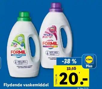 Lidl Flydende vaskemiddel tilbud
