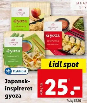 Lidl Japansk-inspireret gyoza tilbud