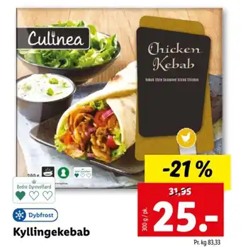 Lidl Kyllingekebab tilbud