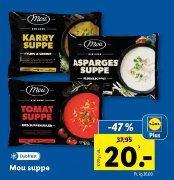 Lidl Mou suppe tilbud