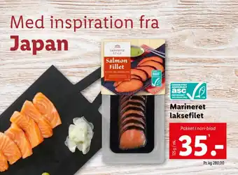 Marineret laksefilet
