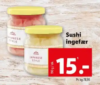 Lidl Sushi ingefær tilbud