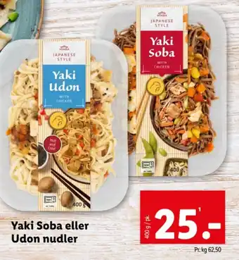 Lidl Yaki Soba eller Udon nudler tilbud