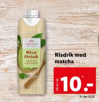 Risdrik med matcha
