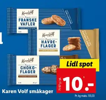 Lidl Karen Volf småkager tilbud