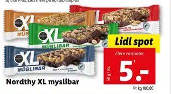 Lidl Nordthy XL myslibar tilbud