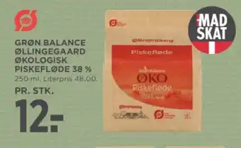 GRØN BALANCE ØLLINGEGAARD ØKOLOGISK PISKEFLØDE