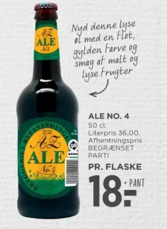 MENY ALE NO. 4 tilbud