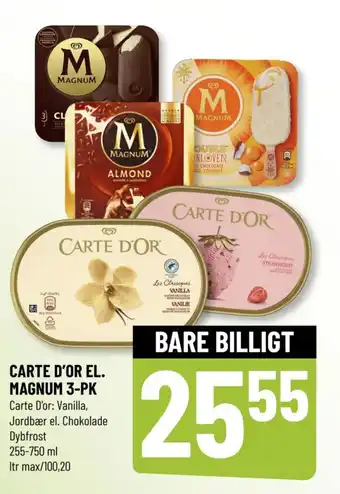 Løvbjerg CARTE D'OR EL. MAGNUM 3-PK tilbud