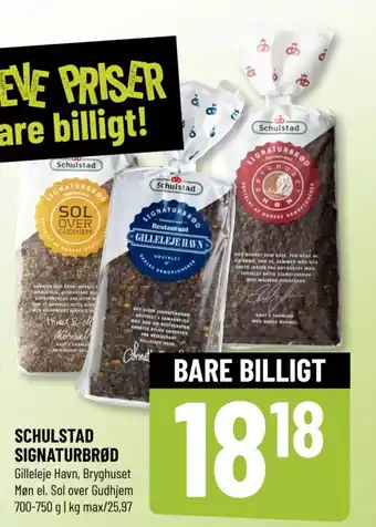 Løvbjerg SCHULSTAD SIGNATURBRØD tilbud