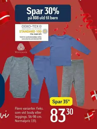 Føtex 808 uld til børn tilbud