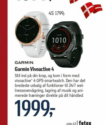 Føtex Garmin Vivoactive 4 tilbud