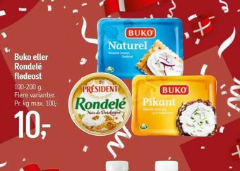 Føtex Buko eller Rondelé flødeost tilbud