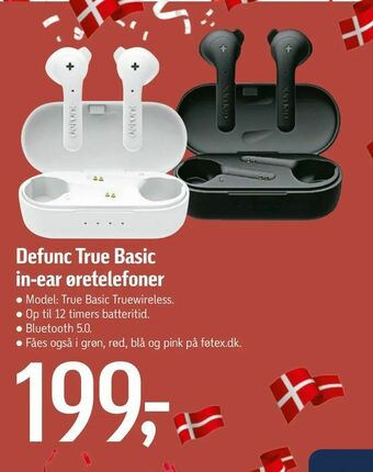 Føtex Defunc True Basic in-ear øretelefoner tilbud