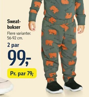 Føtex Sweatbukser tilbud
