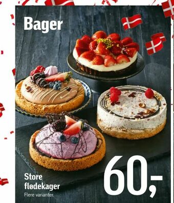 Føtex Store flødekager tilbud