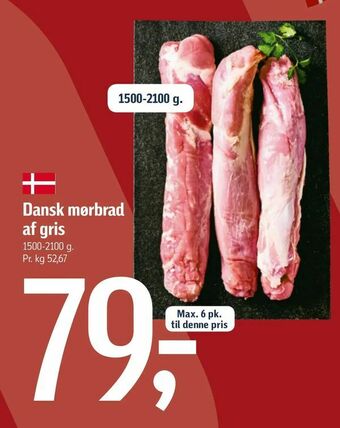 Føtex Dansk mørbrad af gris tilbud