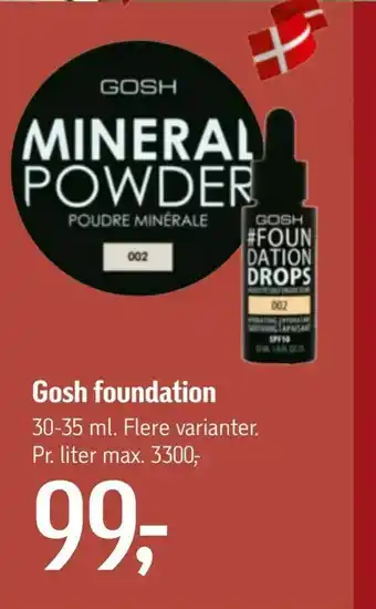 Føtex Gosh foundation tilbud