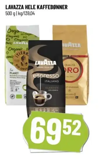 Løvbjerg LAVAZZA HELE KAFFEBØNNER tilbud
