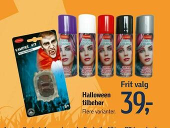 Føtex Halloween tilbehør tilbud