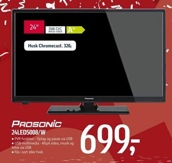Føtex Prosonic 24led5008/w tilbud