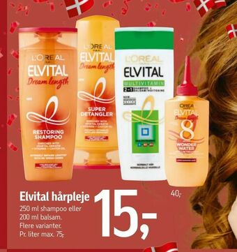 Føtex Elvital hårpleje tilbud