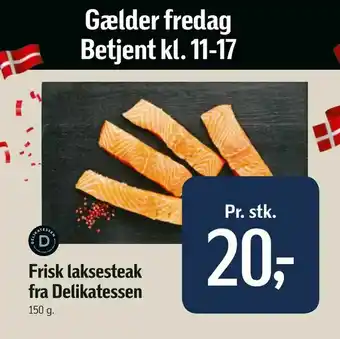 Føtex Frisk laksesteak fra Delikatessen tilbud