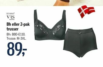 Føtex Bh eller 2-pak trusser tilbud