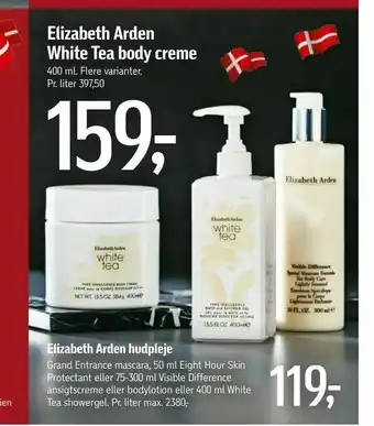 Føtex Elizabeth Arden White Tea body creme tilbud