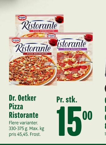 Min Købmand Dr. Oetker Pizza Ristorante tilbud