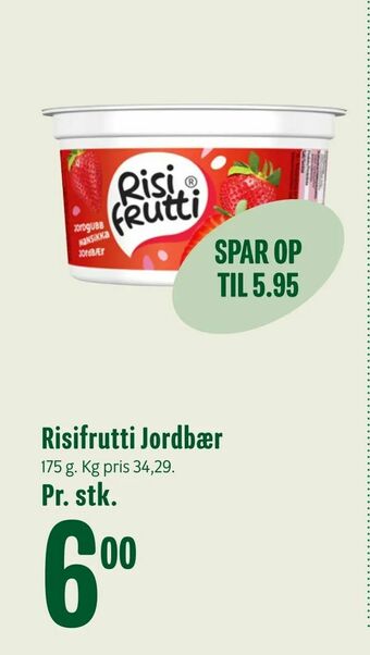 Min Købmand Risifrutti Jordbær tilbud