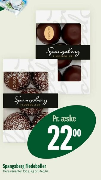 Min Købmand Spangsberg Flødeboller tilbud