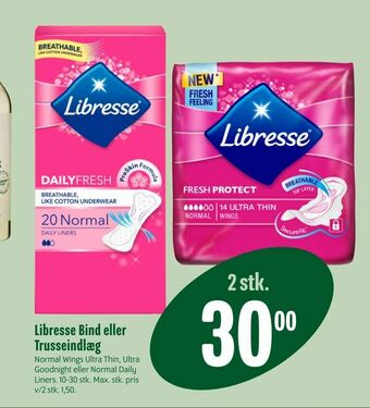 Min Købmand Libresse Bind eller Trusseindlæg tilbud