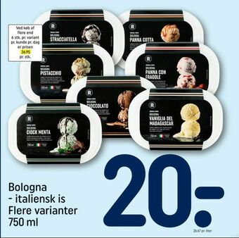 REMA 1000 Bologna - italiensk is tilbud