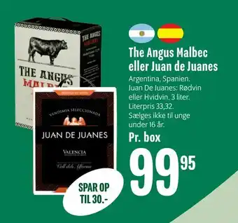 Min Købmand The Angus Malbec eller Juan de Juanes tilbud