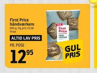 SPAR First Price håndværkere tilbud
