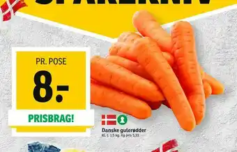 SPAR Danske gulerødder tilbud
