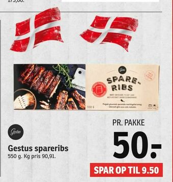 SPAR Gestus spareribs tilbud