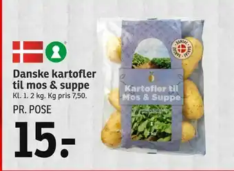 SPAR Danske kartofler til mos & suppe tilbud