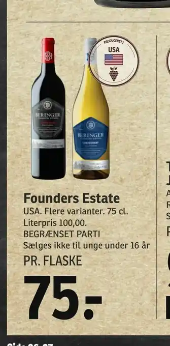 SPAR Founders Estate tilbud