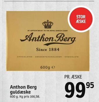 SPAR Anthon Berg guldæske tilbud