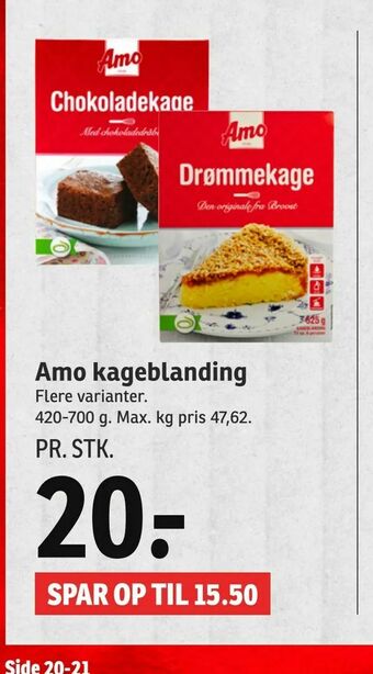 SPAR Amo kageblanding tilbud