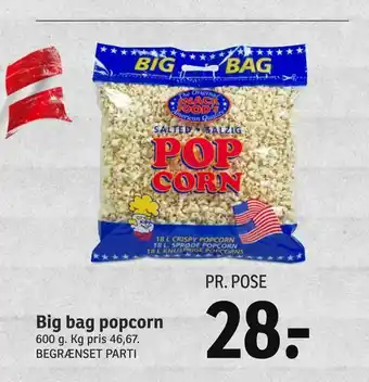 SPAR Big bag popcorn tilbud