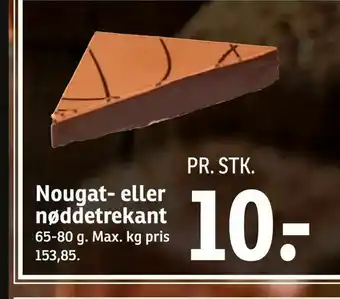 SPAR Nougat- eller nøddetrekant tilbud