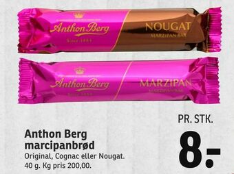 SPAR Anthon Berg marcipanbrød tilbud