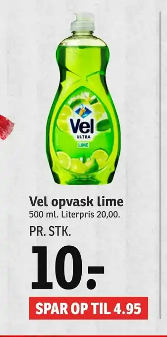 SPAR Vel opvask lime tilbud