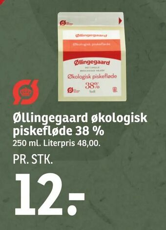 Øllingegaard økologisk piskefløde 38 %