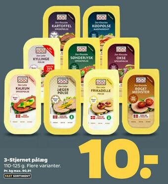 Netto 3-Stjernet pålæg tilbud